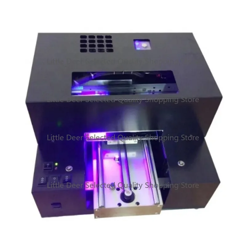 Cheap A4 Mini Quality UV Inkjet Printer With Full Color Ink for Small Business Nail Boutique Printing Shop