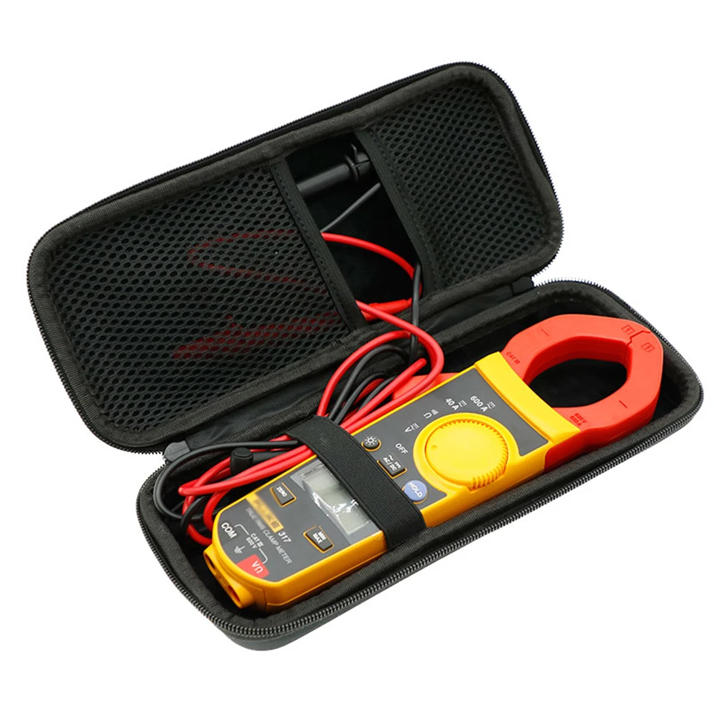 Portable Storage Bag for Fluke 317 Digital Clamp Meter Carrying Case Storage Case for Fluke F319 F365 Clamp Multimeter