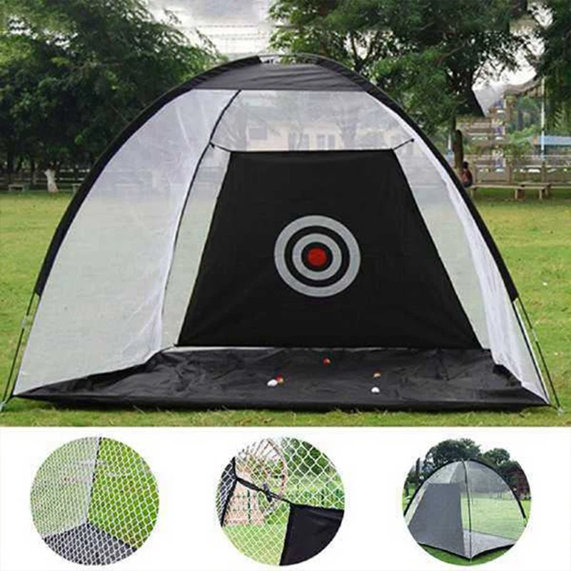 Professional Size Golf Practice Net Home Golf Hitting Tee Net For Indoor Outdoor Golf Driving Range With Carry Bag Spare Parts