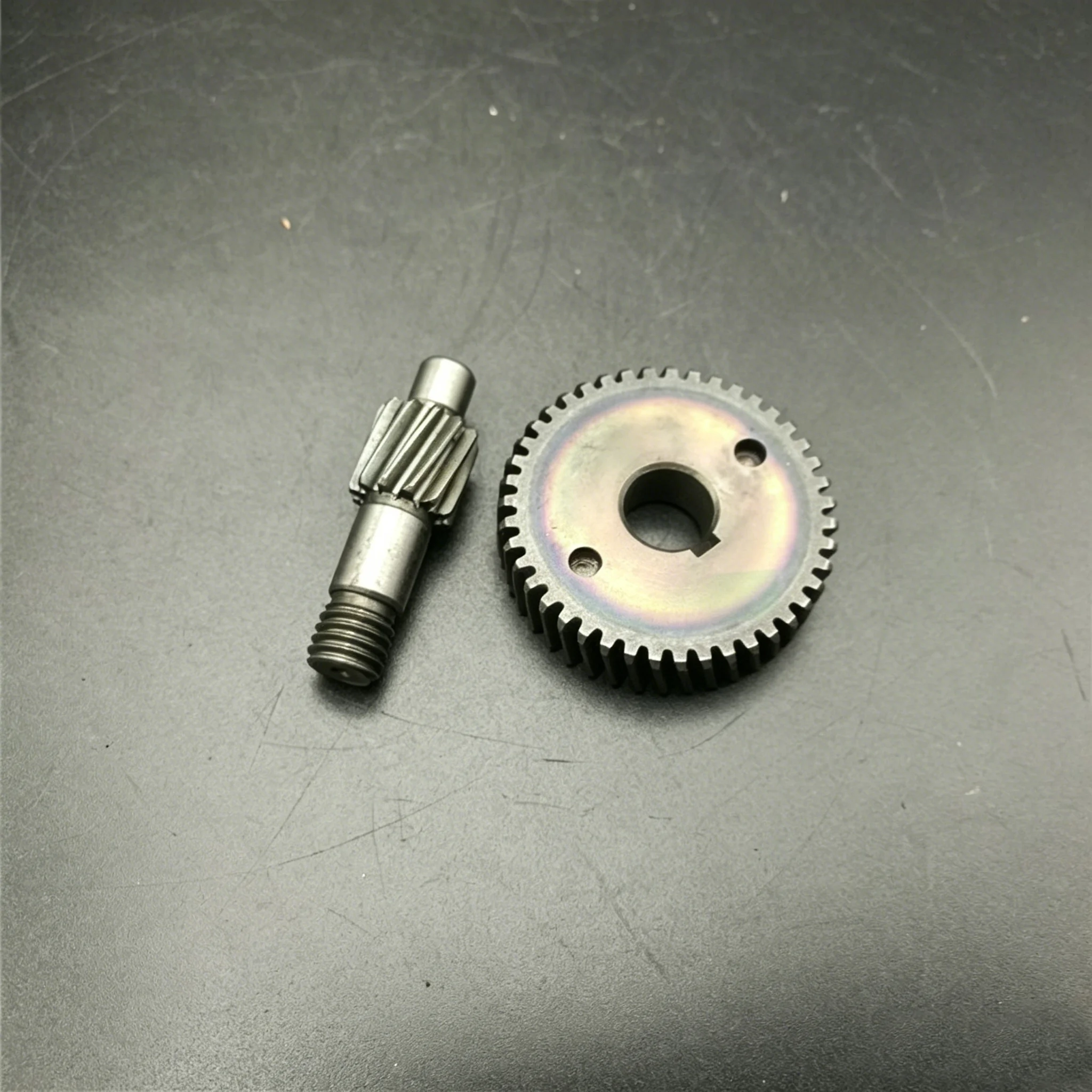 43/12 Teeth Black Belt Sander Spare Part Helical Gear Wheel Pinion Set for Makita 9403