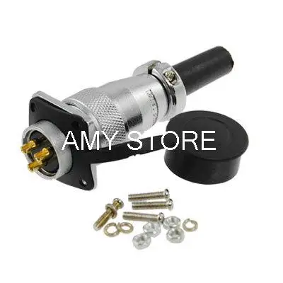 25A AC 500V 3 Pin Electric Deck Aviation Connector Adapter WS20-3