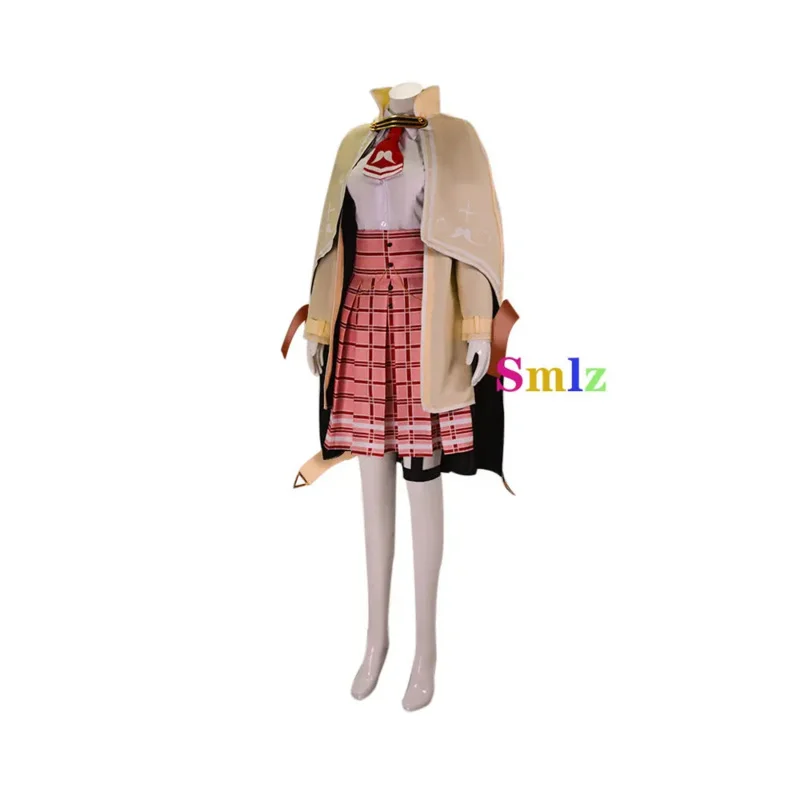 Watson Amelia Cosplay Anime Virtual VTuber Hololive Uniform Outfits Costumes Girl Watson Amelia Blonde Cosplay Dress