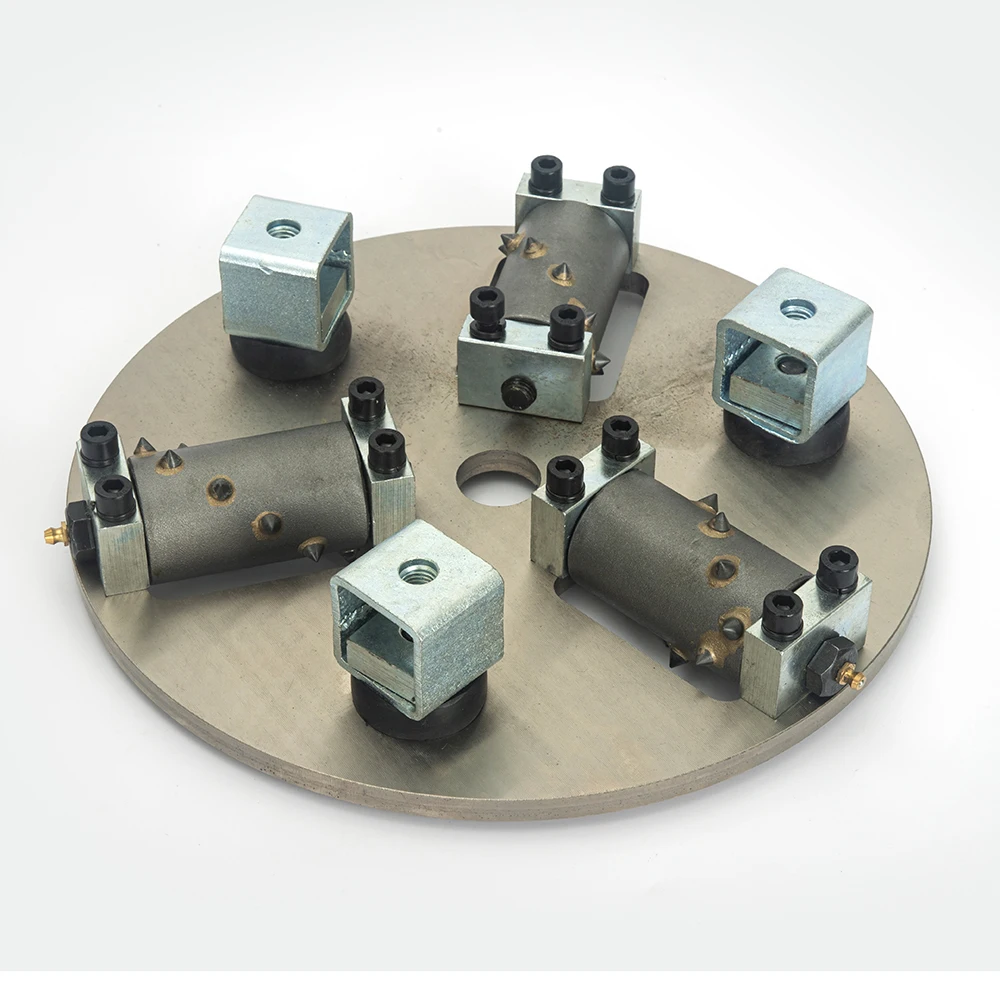 

12-дюймовый втулка, молоток, полировальное колесо, 300 мм, 3 ролика, вращающаяся пластина, алмазная абразивная пластина для электроинструмента по бетону и камню