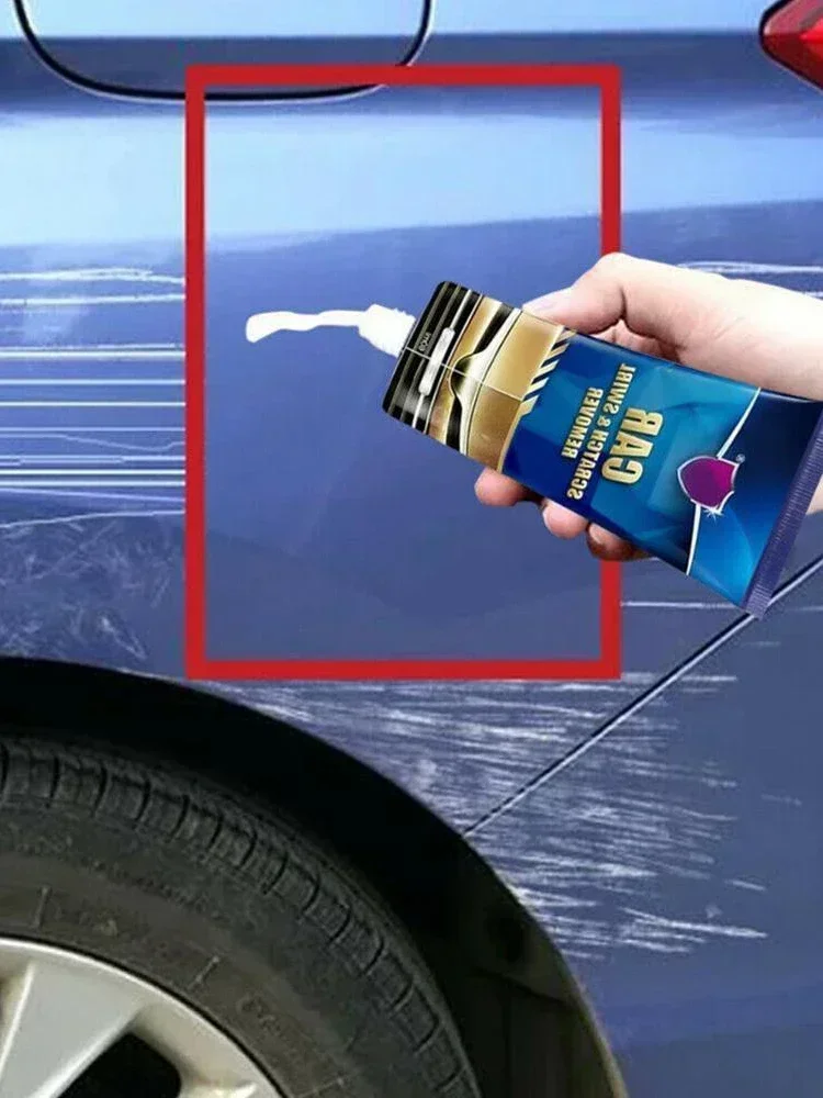 Pasta do naprawy zarysowań samochodowych 60ML Konserwacja lakieru Naprawa Pielęgnacja Bezpłatny wosk Dirt Tut Cleaner Narzędzia Polerowanie Detale Trwały Uniwersalny — zdjęcie 2