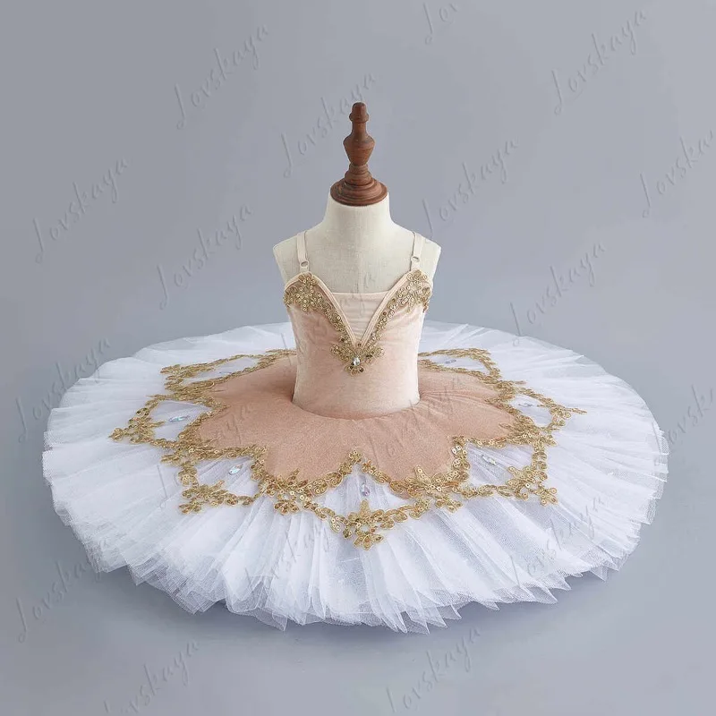 

Детские балетные юбки — шифоновые платья с пышными рукавами и блестками для девочек, детские танцевальные костюмы
