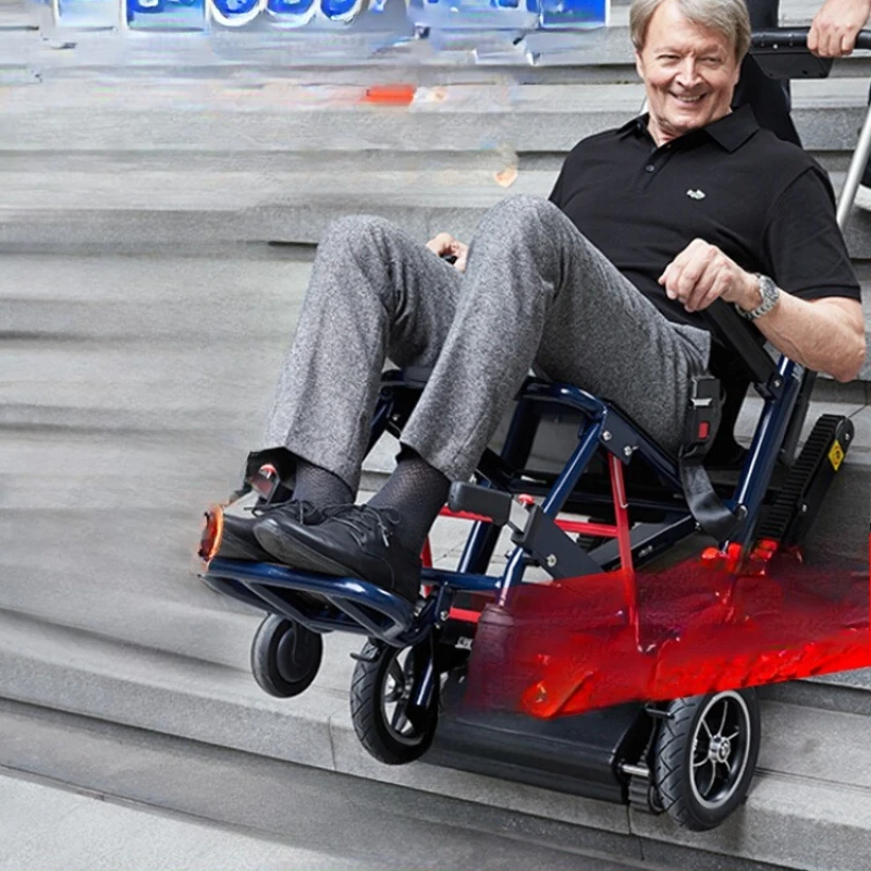 

Electric stair climbing wheelchair, intelligent automatic up and down stairs