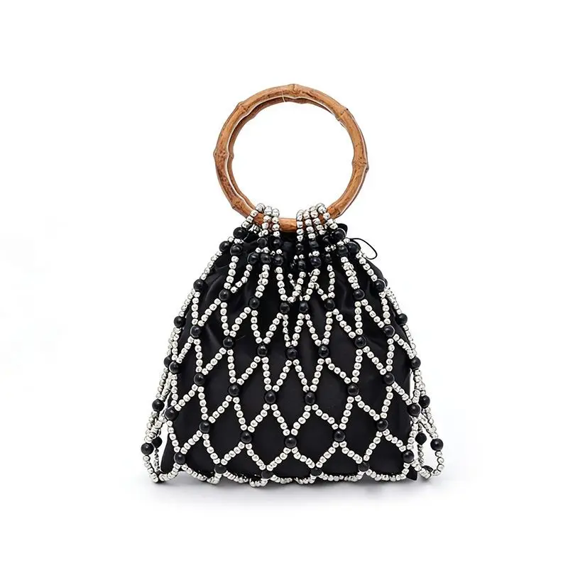 

2026 New High-end Beaded Handbag, Light Goes Out Fashionable Versatile Bag Handmade Beaded, Original Temperament Commuting Bag