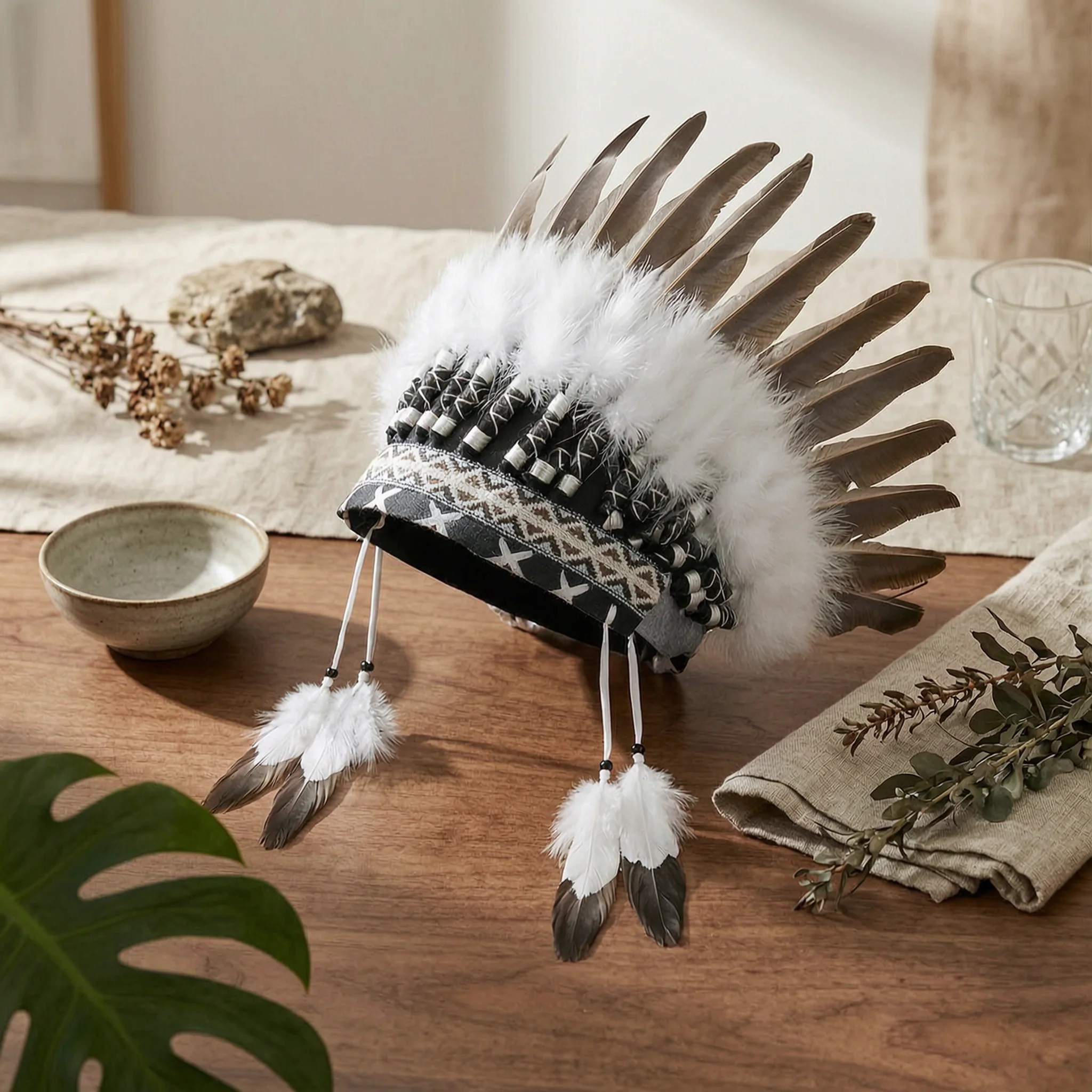 tocado-de-plumas-con-patron-geometrico-para-actuaciones-escenicas-y-fiestas-de-disfraces