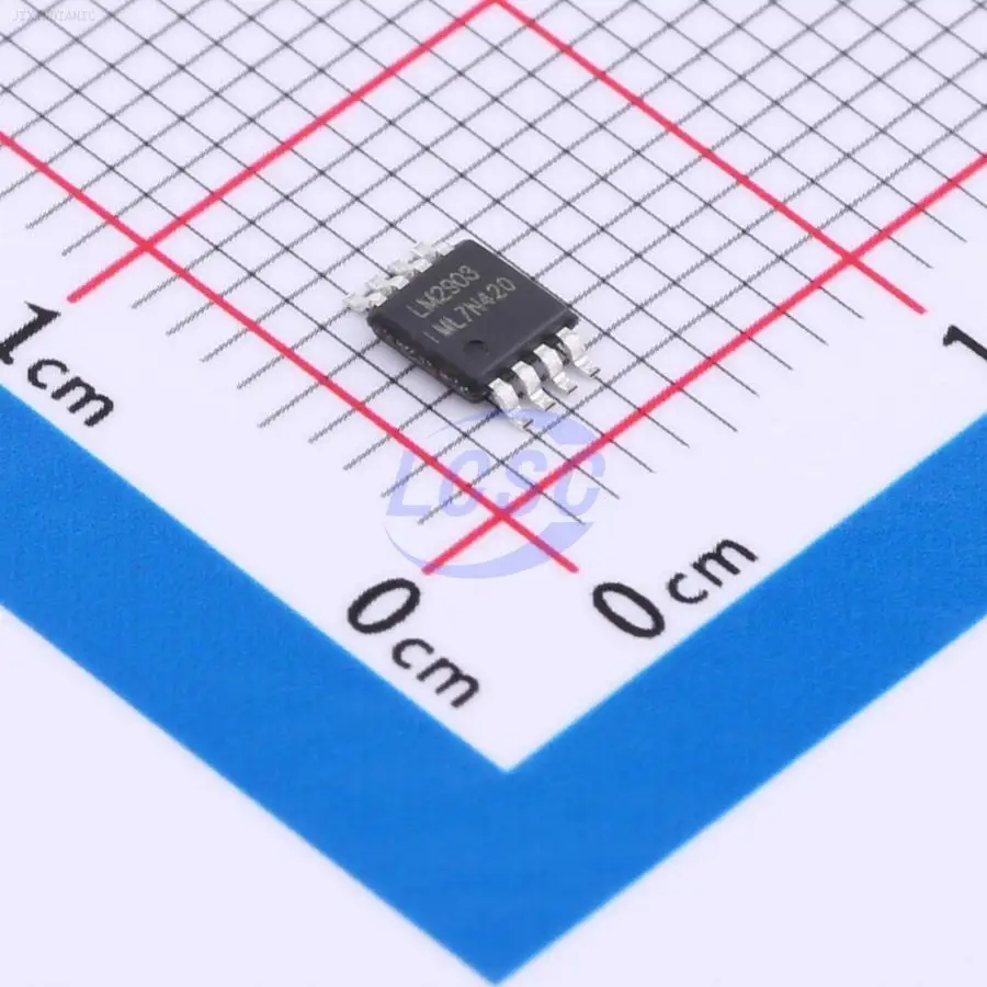 ROHS comparator comparMSOP-8 1 buah