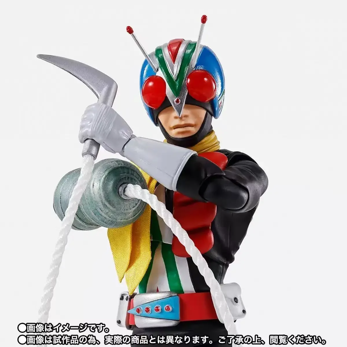 

Bandai SHF Real Bone Sculpture Kamen Rider RIDERMAN Knight No. 4 Strange King Kong Model toys