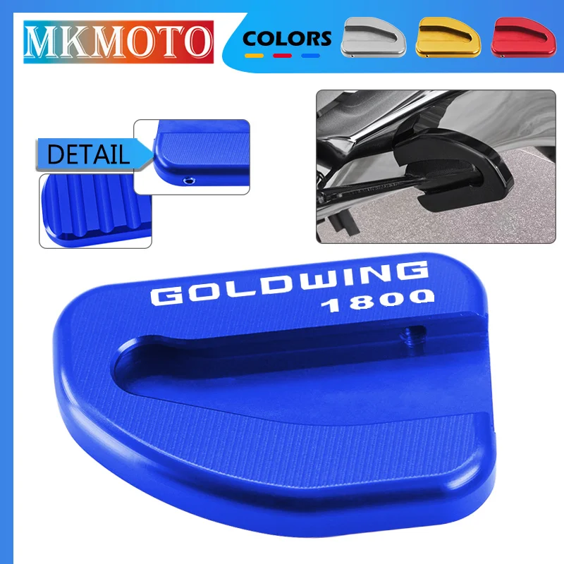 

Hot Sale For Honda GOLDWING1800 2002-2017 Goldwing 1800 Motorcycle CNC Extension Enlarger Pad Foot Side Stand Kickstand Plate