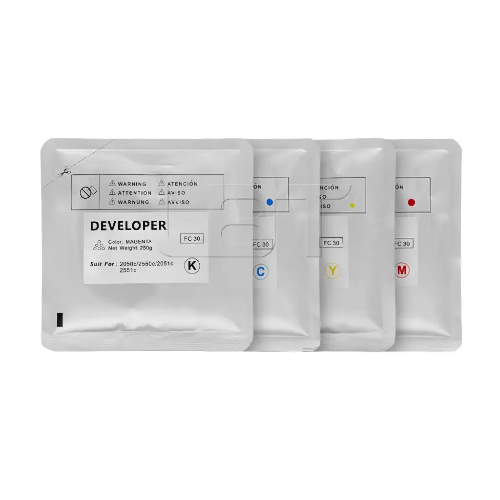 For Ricoh Aficio MP C2030 C2050 C2010 C2550 C2530 C2051 C2551 developer Iron Powder 225g Bag Color BK C M Y