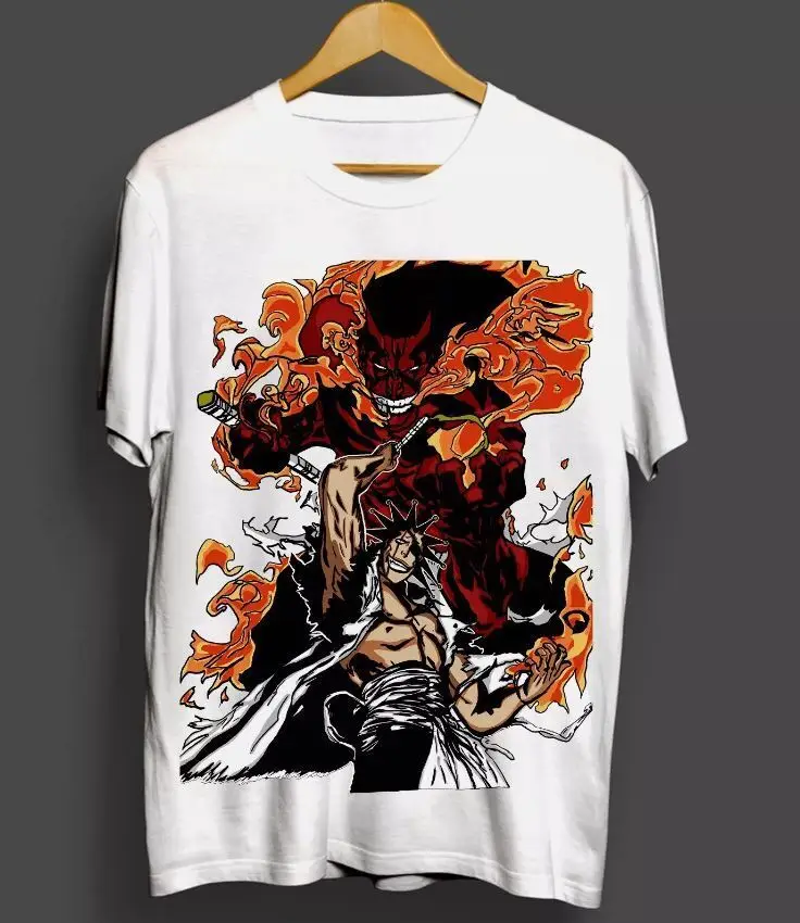 Camiseta Zaraki Kenpachi Bleach Ichigo Bankai Anime Horror regalo camisa todas las tallas