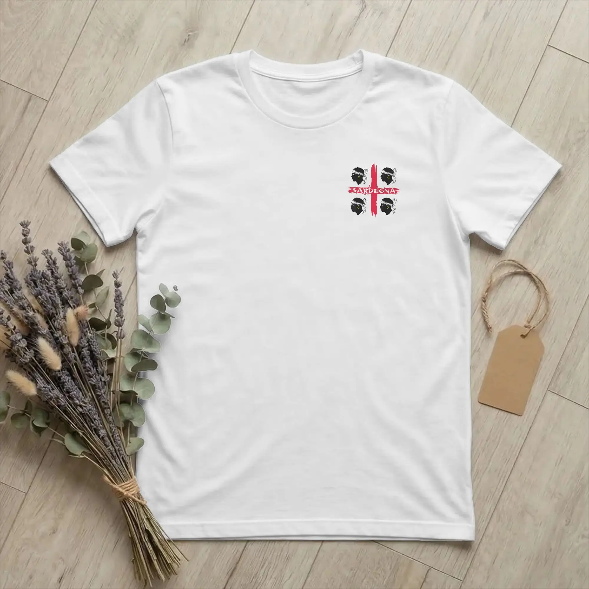 4 Mori Sardegna Island Sardinia Flag Men T Shirts Italy Crazy Tees Short Sleeve Crew Neck T-Shirt Pure Cotton Gift Idea Tops