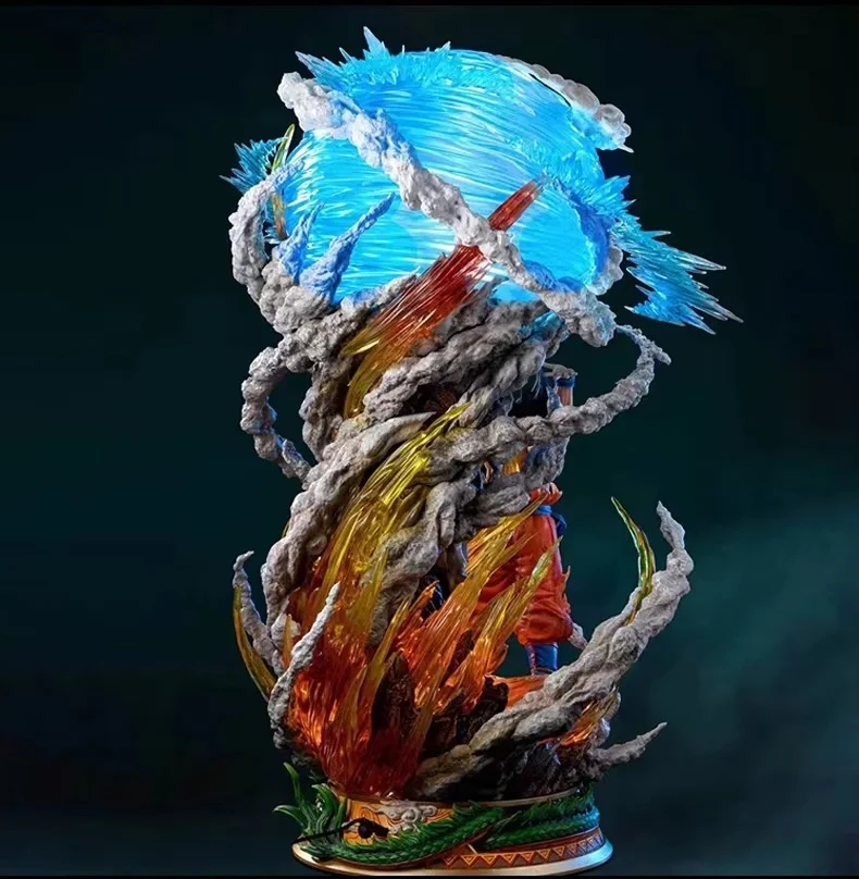 23cm Dragon Ball quality hand hunter series QG super gas bomb Wukong model Kakarot luminous gift image 6