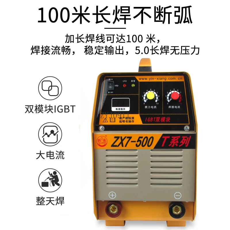 Saldatrice DC tutta in rame con inverter, saldatrice trifase 380v di livello industriale per scanalatura