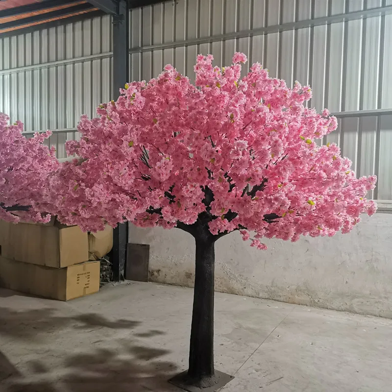 

8ft artificial large cherry blossom tree high-end pink fake blossom tree for plaza decoration