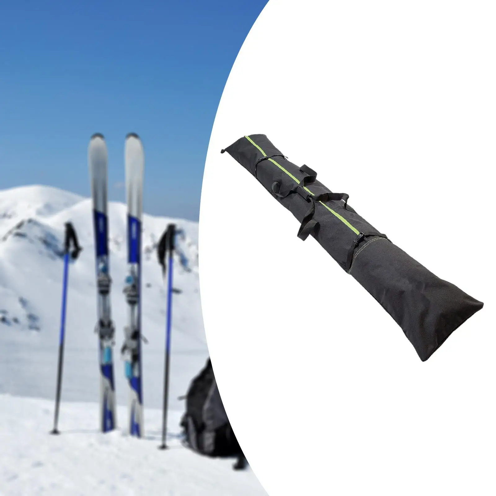 

Backpack Ski Bag Waterproof Nylon Snow Board Pouch Portable Travel Carry for Skiing Gear and Winter Accessories