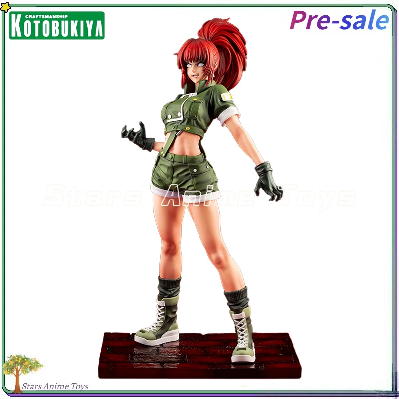 【Przedsprzedaż】Oryginalna figurka KOTOBUKIYA SNK Beautiful Girl THE KING OF FIGHTERS '97 Leona Heidern 1/7 Kolekcja Zabawek