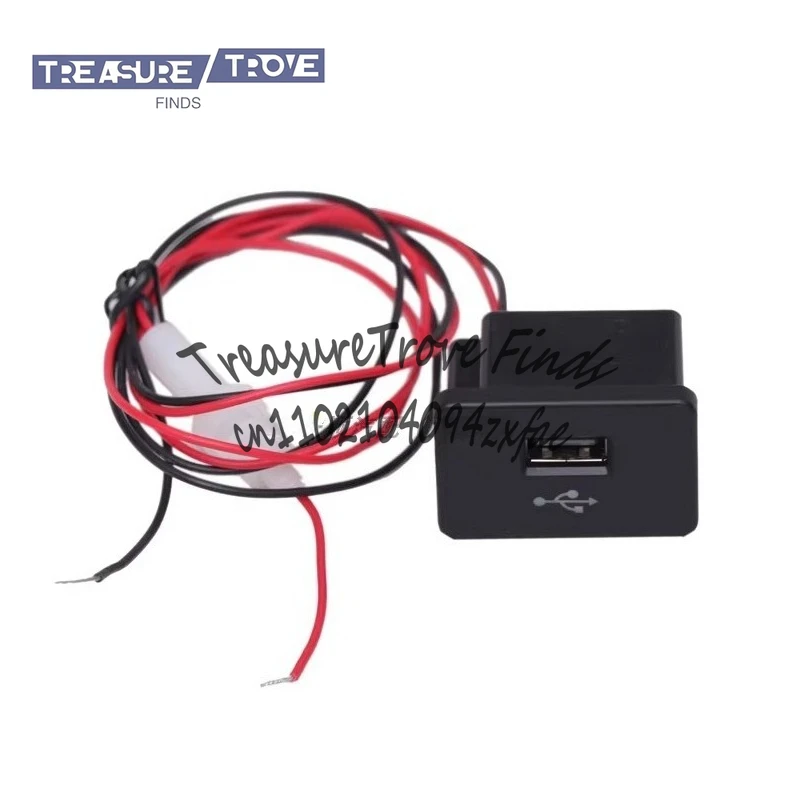 

Однопортовая USB-розетка для зарядки на колесах, входная 12 В, автомобильная модифицированная автомобильная USB-розетка