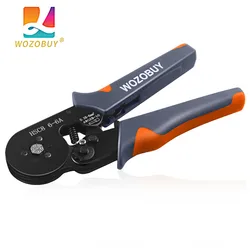 HSC8 6-4A/6-6A Crimping Pliers Kit Y1 Stripping Cutting Plier with Tube Terminal Suit WOZOBUY Brand Electric Tools Set