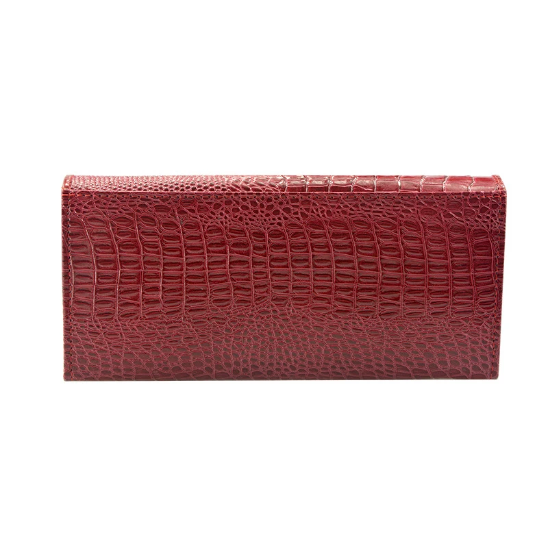 Fashion New Genuine Leather ladies long section clutch Coin Purses wallet card holders wallets for women brand quality