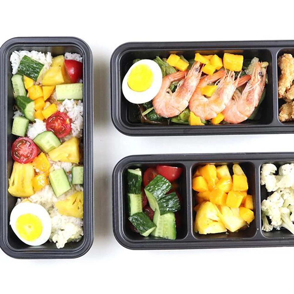 

Food Storage Containers with Lid Disposable Eco-friendly Lunchbox Snack Dividers
