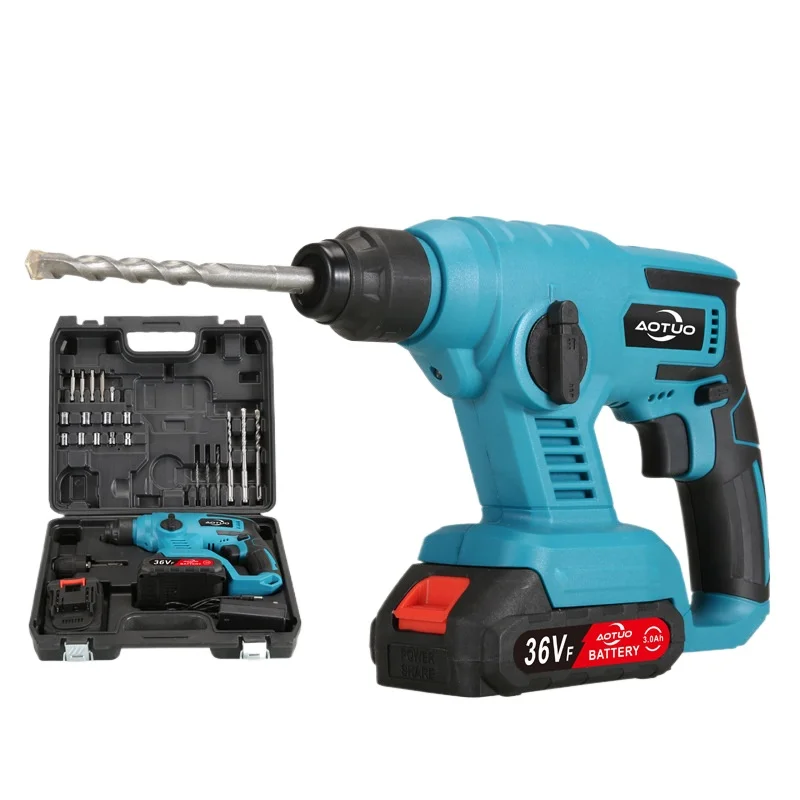 

New Multifunctional Light Lithium Battery Hammer 20 Small Light Hammer, Impact Drill, Electric Pick, Wall Drilling, Impact Drill