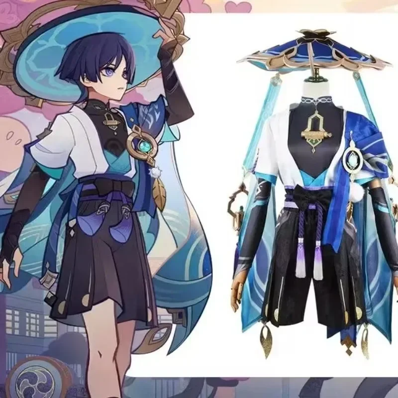 

Wanderers Genshin Impact Костюм Casualty Game Косплей Анимация Аниме Мужской Костюм Игра Хэллоуин Сценический Костюм