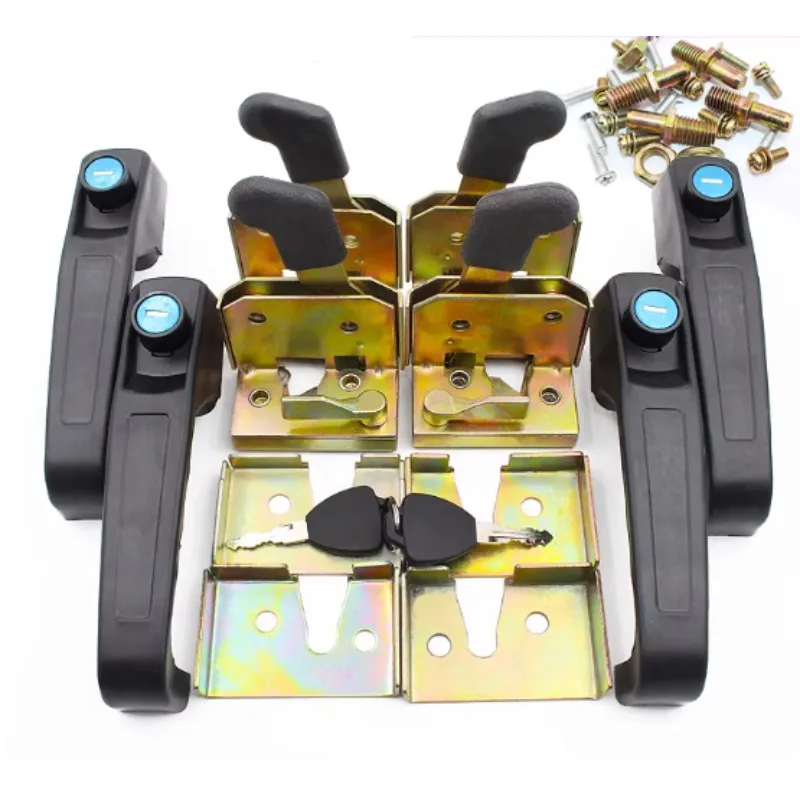 Electric Tricycle, Four-wheeler, Enclosed Carport Car Lock, Door Lock Assembly, Door Handle, Handle Lock
