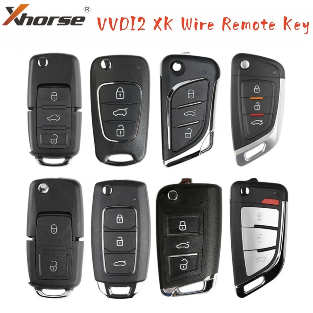 Xhorse VVDI2 XK Wire Remote Key for VVDI2 XKB501EN/XKB508EN/XKKF02EN/XKHY02EN/XKLKS0EN/XKHY05EN/XKMQB1EN/XKKF20EN