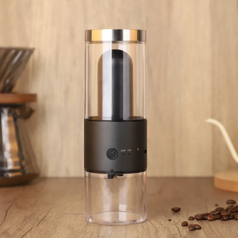 Electric Coffee Grinder Portable Coffee Bean Grinder Ceramics Grinding Core USB Type-C Charging Mini Coffee Bean Mill For Travel