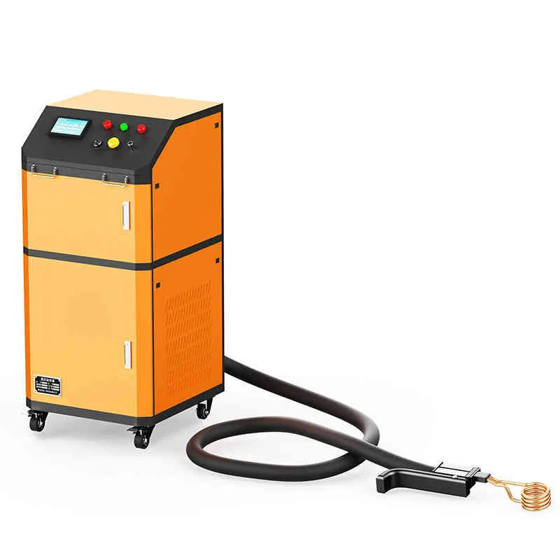 Mesin Alat Strip Tembaga Pembengkok Pipa AC Genggam Portabel Pengelasan Pemanas Frekuensi Tinggi 15Kw