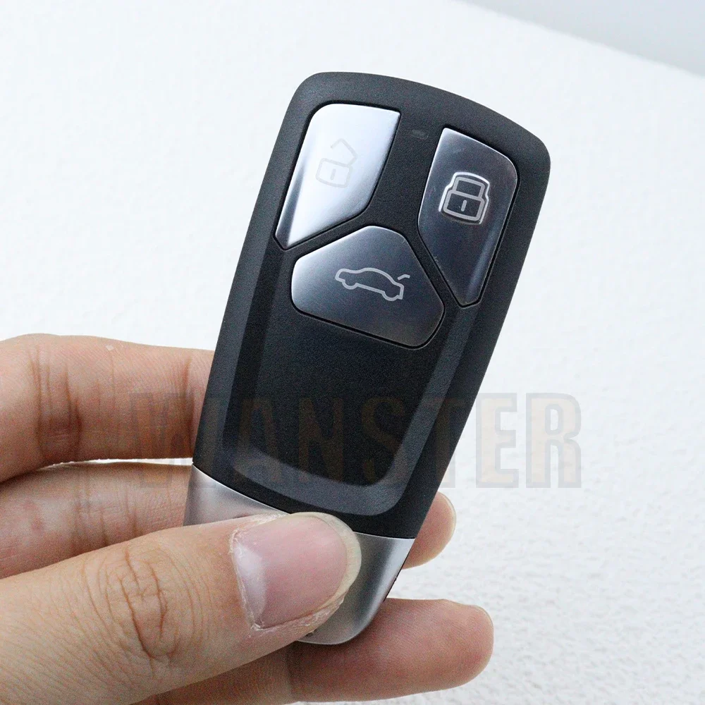 3 4 Bottons Car Smart Remote Key Fob Shell Case Housing for Audi A4 A5 A4L A6 A6L S4 S5 Q3 Q5 Q7 TT 2016 2017 2018 2019 2020