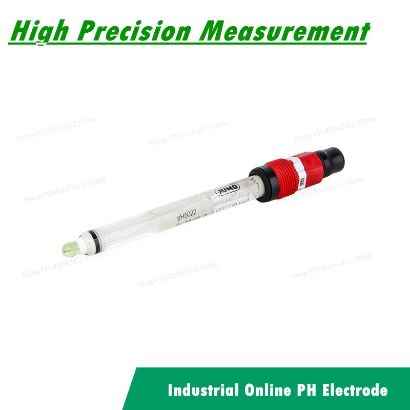 Industrial Online PH Sensor, Pluggable Glass Electrode Probe for JUMO & E+H Acidity Monitoring Systems