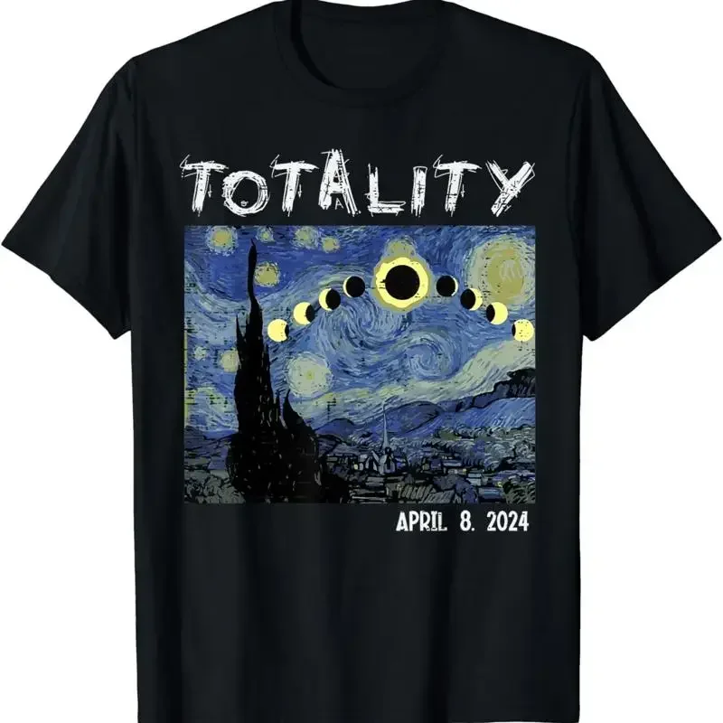 Art Solar Eclipse 2024 Totality April 8 T Shirt