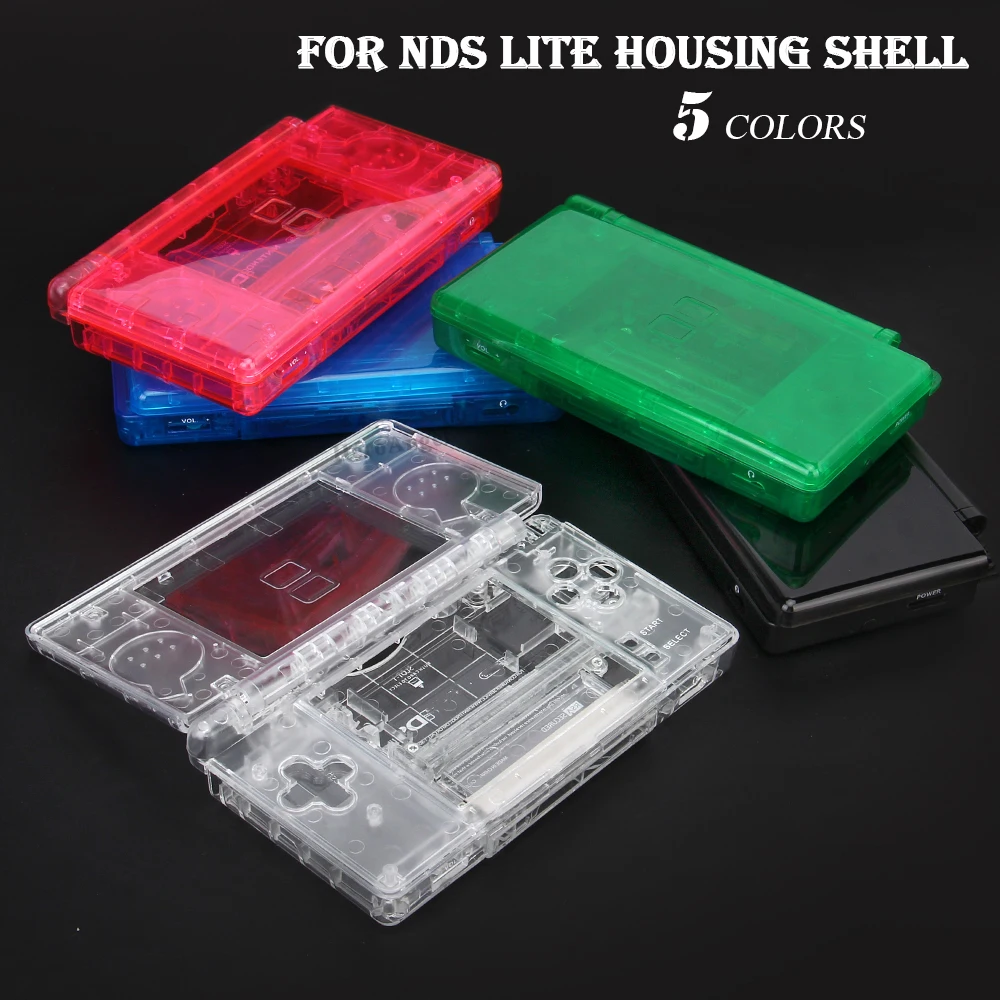 استبدال لنينتندو DS لايت الإسكان قذيفة شاشة عدسة الكريستال واضحة الإسكان قذيفة عدسة الشاشة لنينتندو DSL DSL