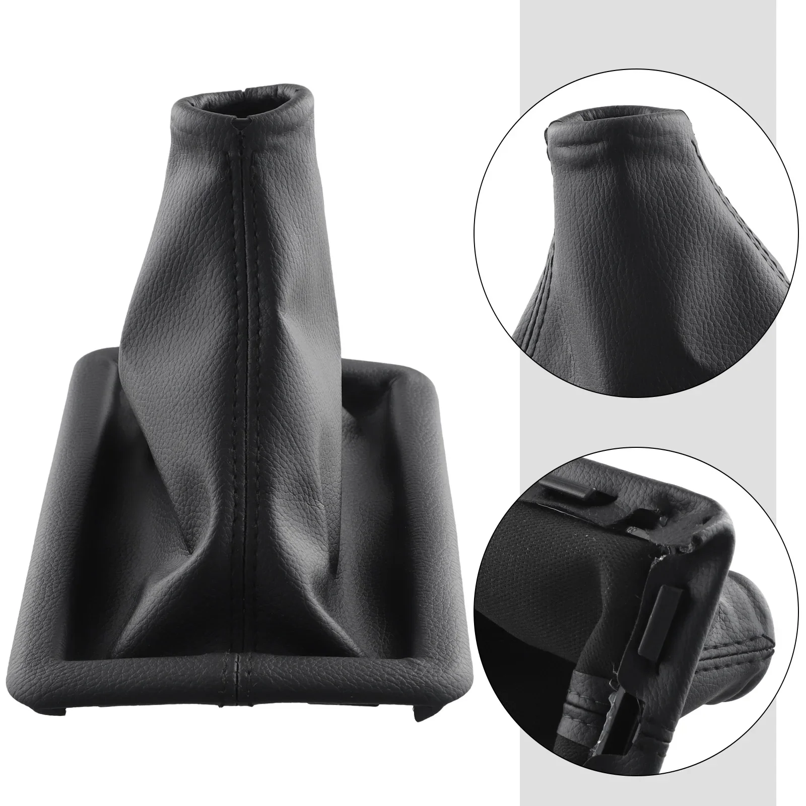 

Improve the Look of Your For Ford For Mustang 05 09 with Manual Transmission Shifter Boot Cover Premium PU Leather