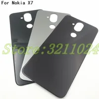 New For Nokia 8.1 Battery Back Cover For Nokia X7 Housing Glass+ Rear Battery Door Housing Case Replacement With Logo