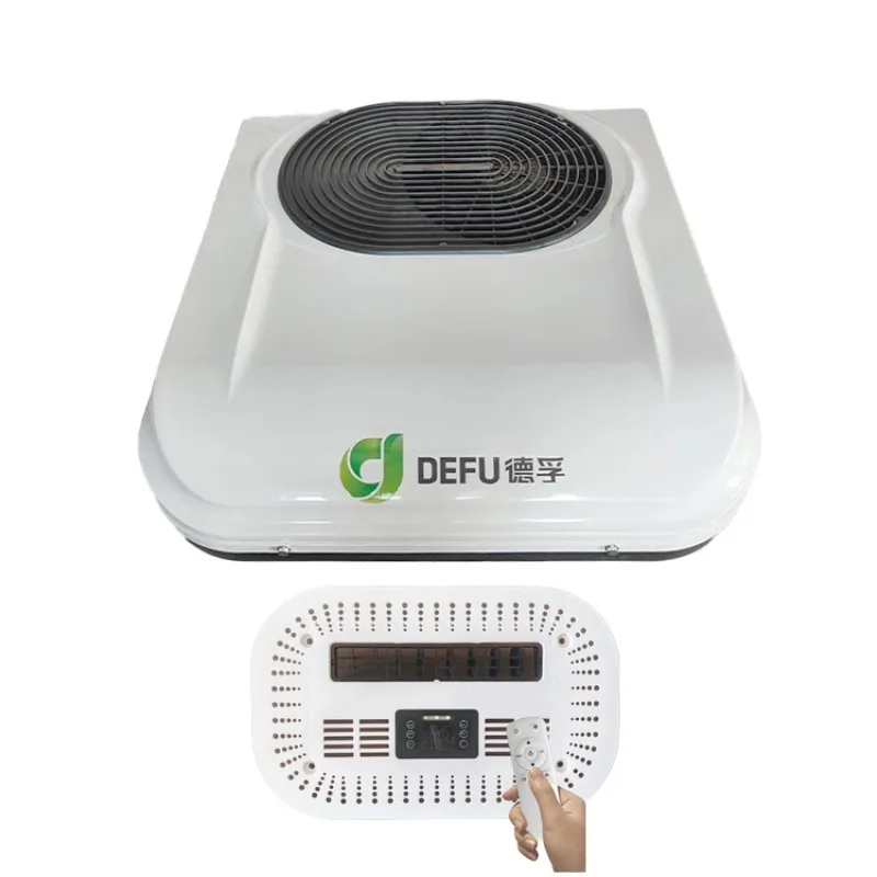 تكييف هواء شاحنة عالي السعة 12 فولت 24 فولت نظام مكيف هواء السيارة لمقصورة الشاحنة #1