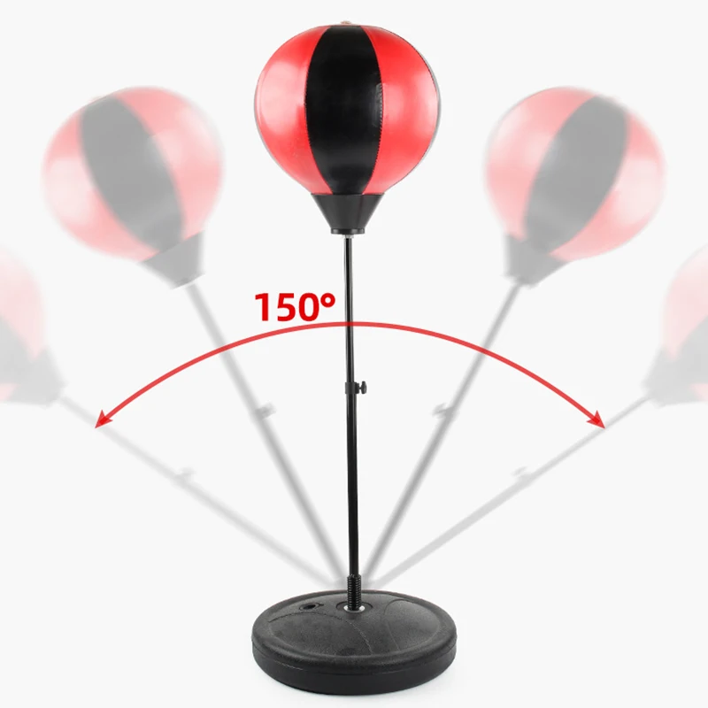 Children's Boxing Sports Toys Standing Inflatable Boxing Speedball With Gloves Adjustable Height 1.1/1.25M Outdoor Indoor Game