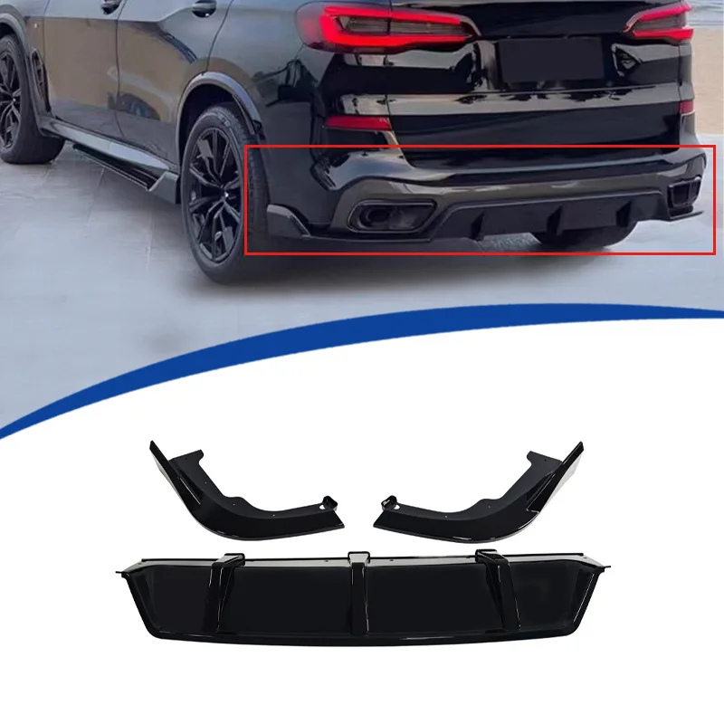 

For 2019-2026 Year BMW X5 G05 Rear Diffuser Lip Splitter Spoiler Accessories Body Kit，Replace Install