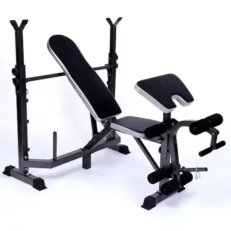 

Indoor Metal Weight Lifting Bench With Dumbbell Rack Press Adjustable Benches and Racks Product Type Weight Bench