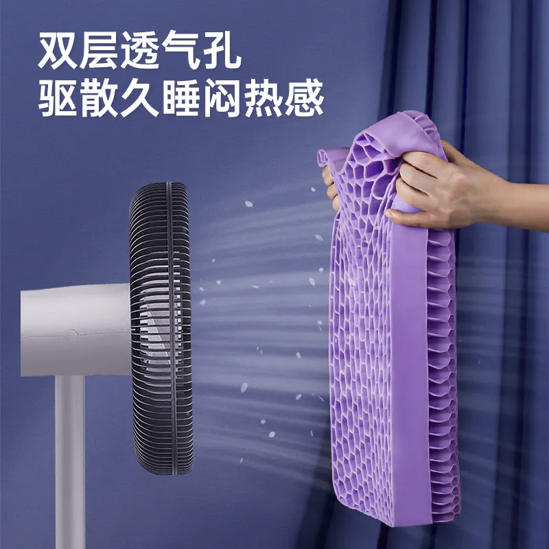 Cooling Pillow TPE Neck Support Orthopedic Sleeping Comfortable Breathable