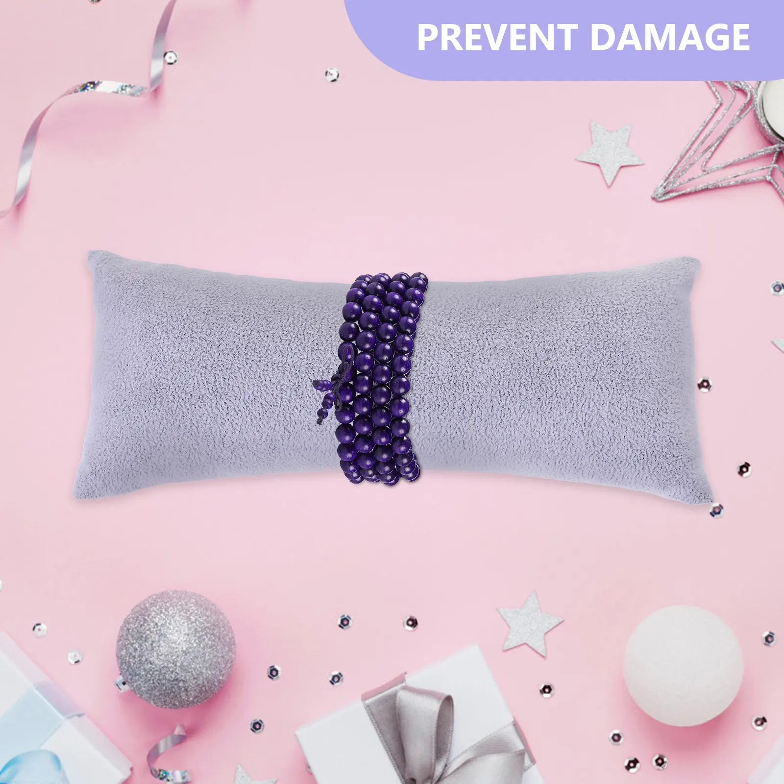 2pcs Watch Pillows High Quality Prevent Scratching Flexible Lightweight Jewelry Display Exhibitors Earring Holder Cushions