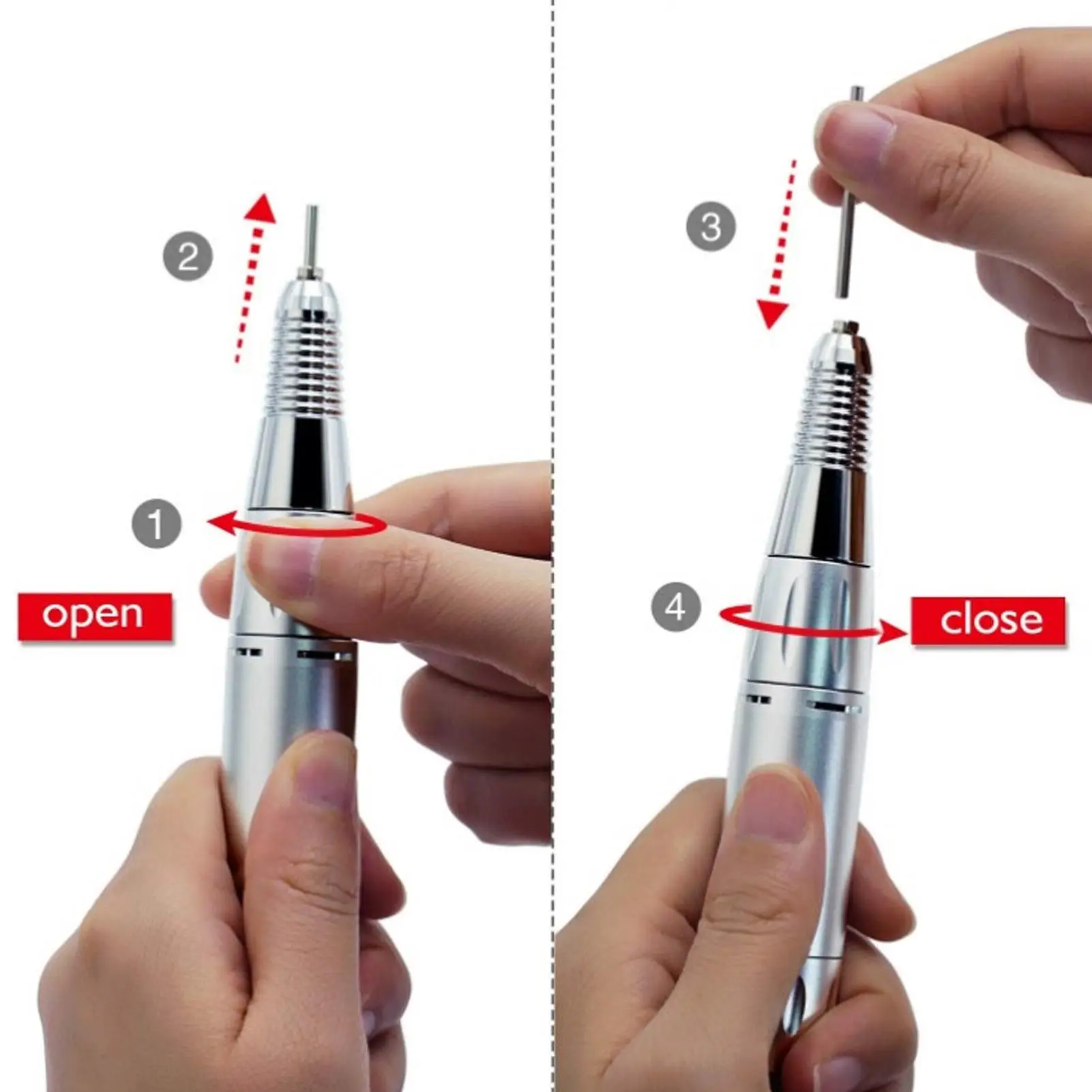 Hochgeschwindigkeits-Elektro mit 35000 U/min für Nagel bohr griff für Maniküre-Pediküre-für Nail Art Tool & Zubehör