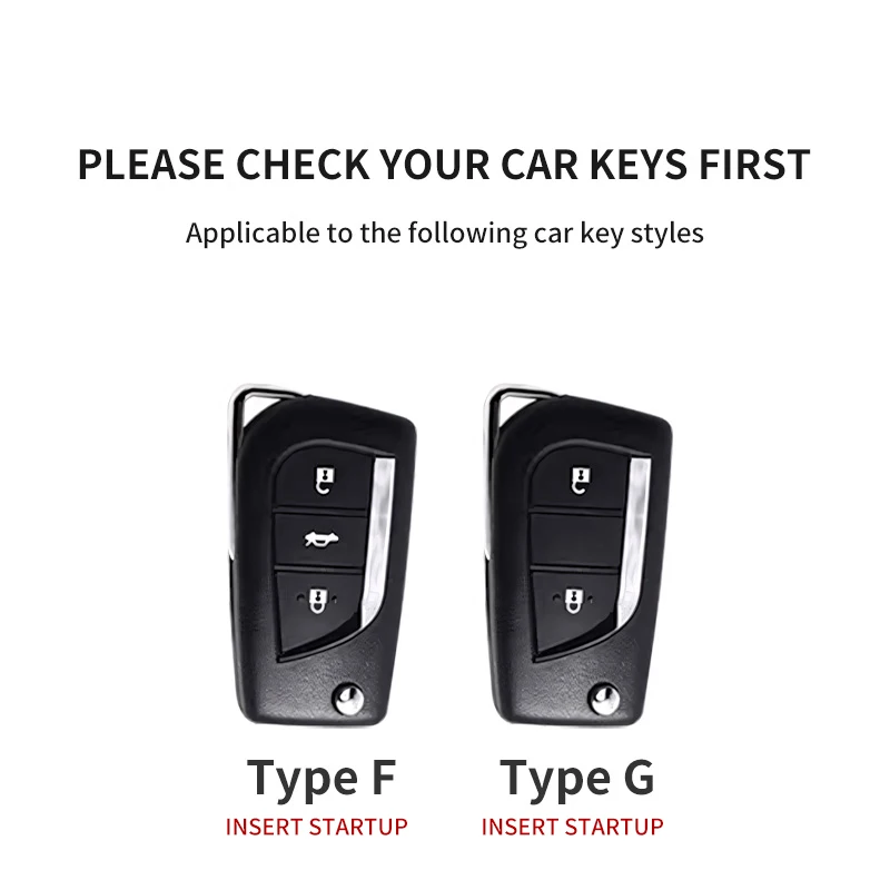 Leather Car Flip Key Case Cover For Toyota RAV4 Levin Camry Reiz Highlander Corolla Yaris Verso Avensis Aygo Auto Keychain Shell
