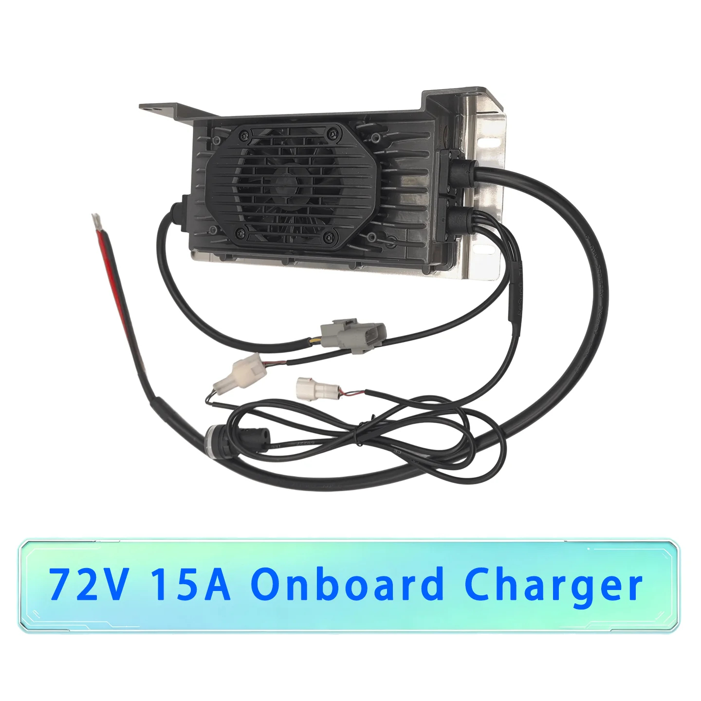 72V Built‑in Charger W/ Charging Gun for Sightseeing Car, Universal Onboard for Maintenance‑Free Lead‑Acid Battery Replacement