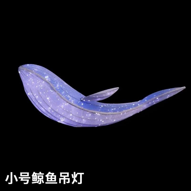 New wedding ocean hall luminous whale-sized chandelier