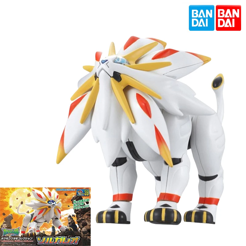 Genuine Bandai POKEMON Collection 39 Solgaleo Anime Action Figures Model Figure Toys Collectible Gift for Toys Hobbies Children